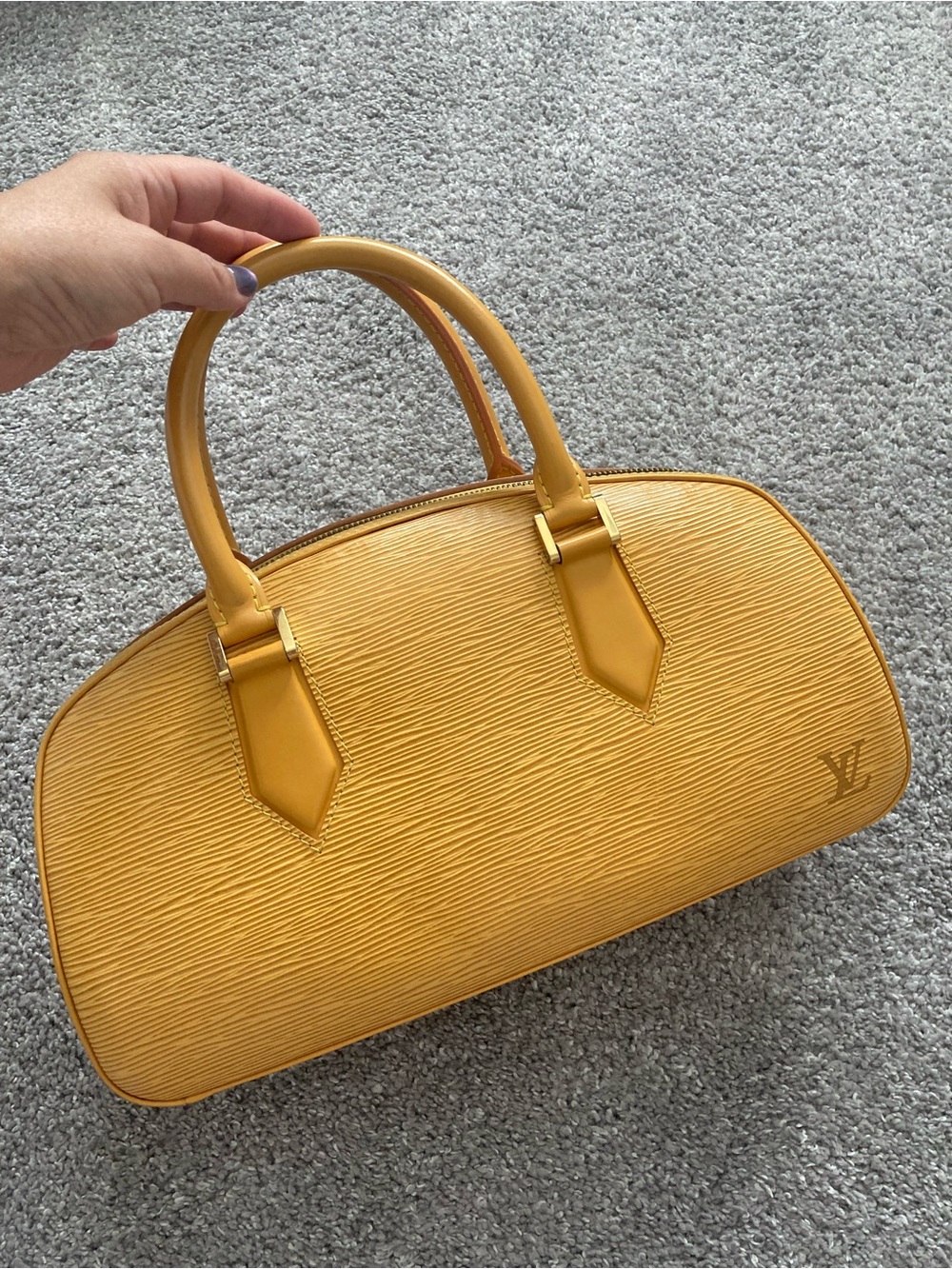 Louis Vuitton Mustard Epi Leather Satchel bag